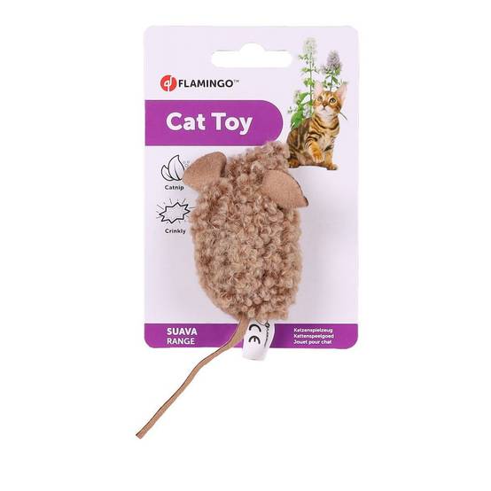 1 souris SUAVA 15 cm jouet pour chat, couleur aléatoire. - Image 1