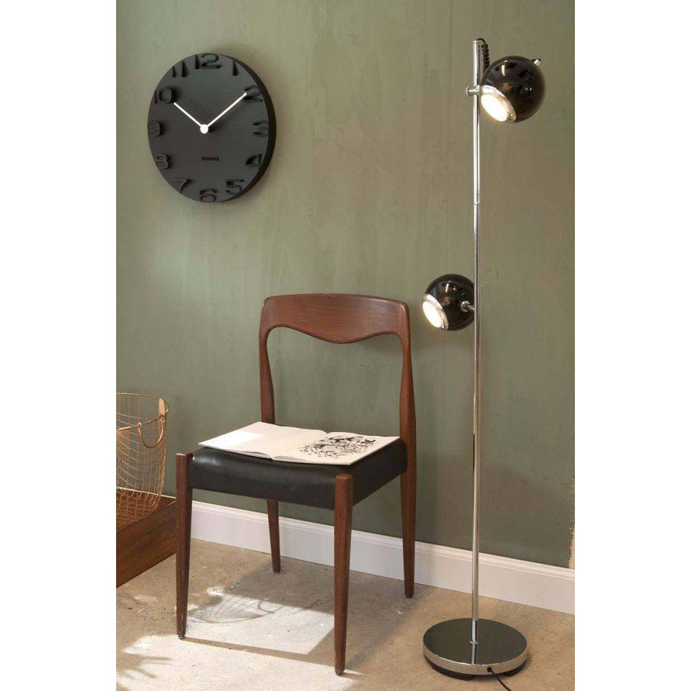 Karlsson - Horloge moderne avec aiguilles chromées On the Edge Karlsson - Imagen 3