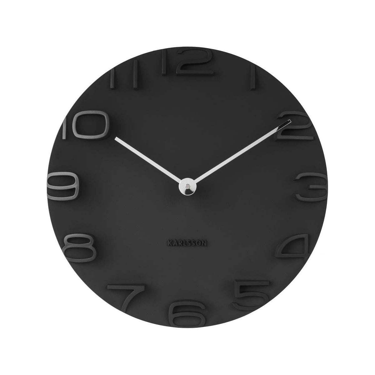 Karlsson - Horloge moderne avec aiguilles chromées On the Edge Karlsson - Imagen 1