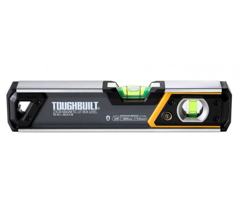 Niveau à bulle éclairé et magnétique de 23cm -TOUGHBUILT - TB-H2-L-M23-LH-M - Imagen 2