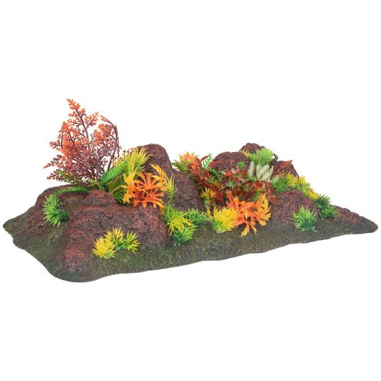 Décoration roche et plante, 42,5 x 23 x 9,5 cm, aquarium, - Image 3