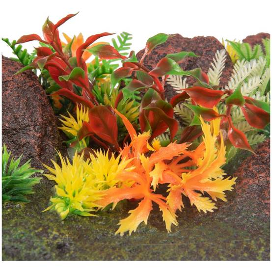 Décoration roche et plante, 42,5 x 23 x 9,5 cm, aquarium, - Image 2