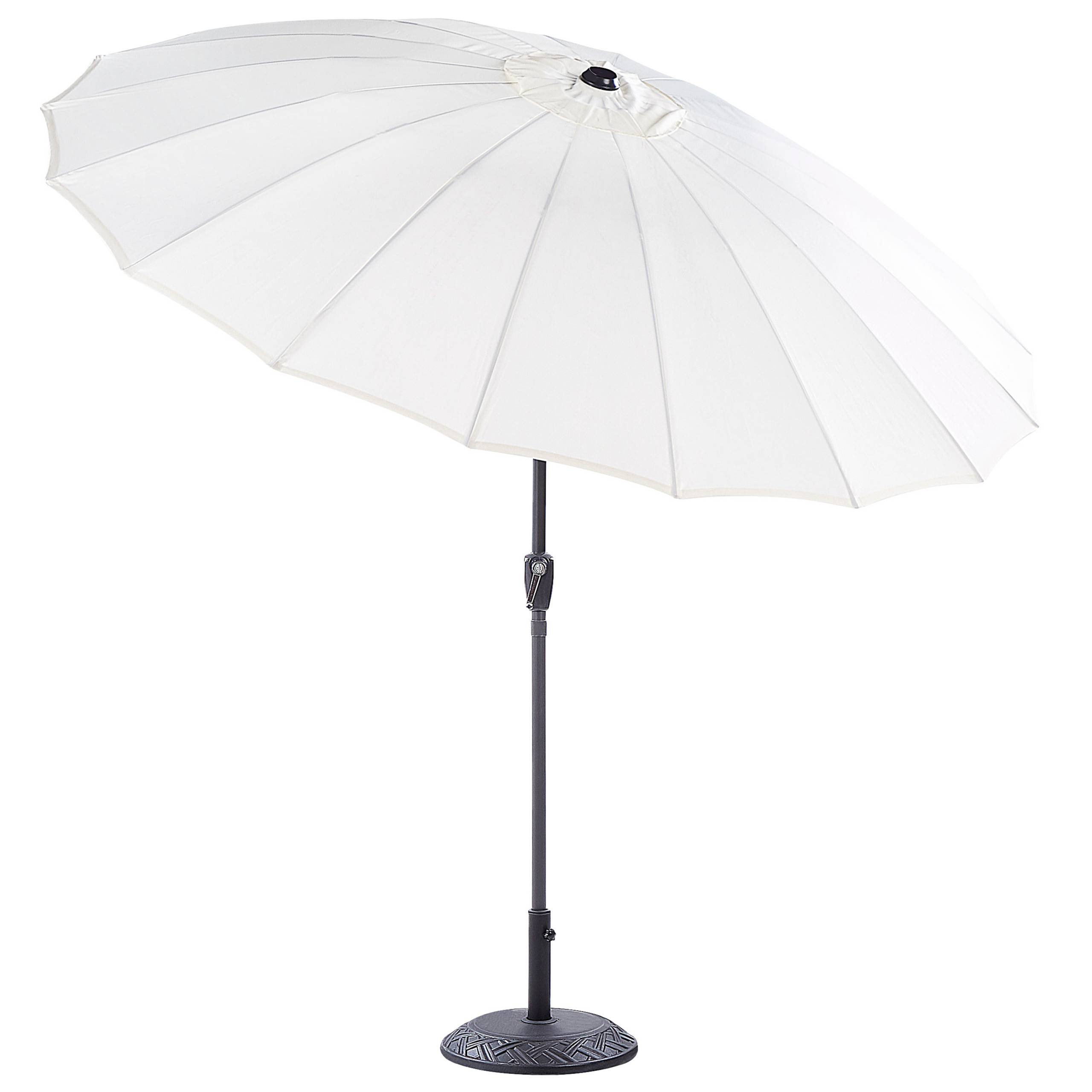 Beliani - Parasol droit Tissu Beige clair BAIA - Beliani - Imagen 4