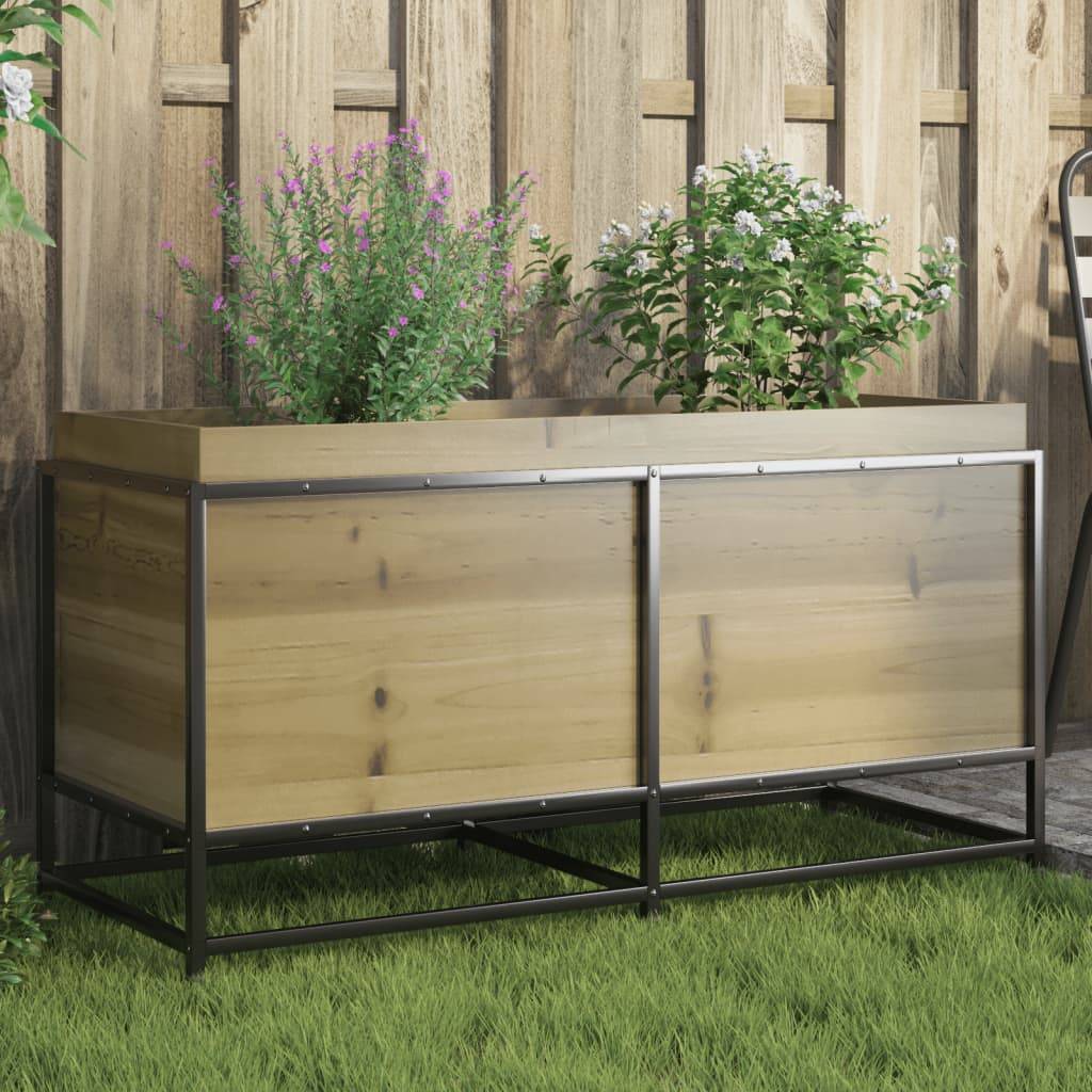 Maison Chic - Jardinière, Bac à fleurs, Pot de fleurs 100x40x50 cm bois de pin imprégné - Imagen 2