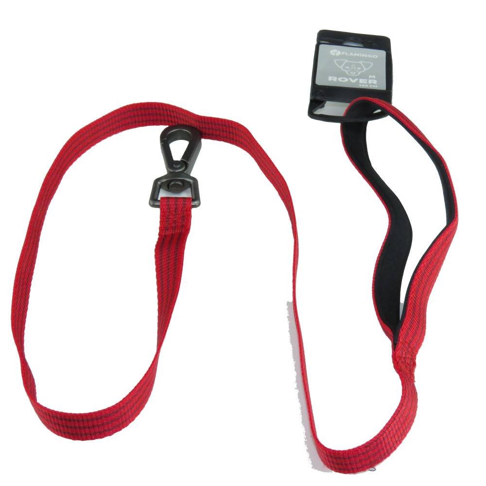 Laisse jannu rouge 1 mètre x 15 mm  pour chien. - Image 3