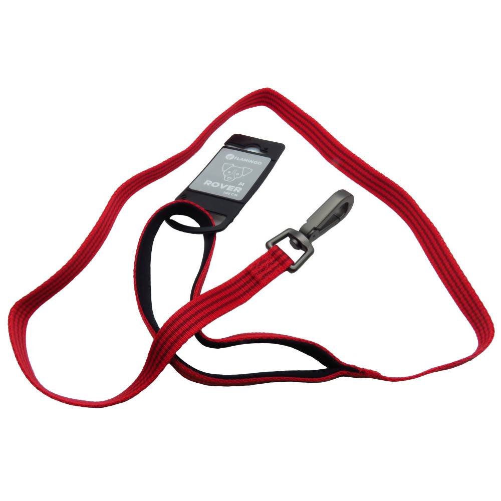 Laisse jannu rouge 1 mètre x 15 mm  pour chien. - Image 2