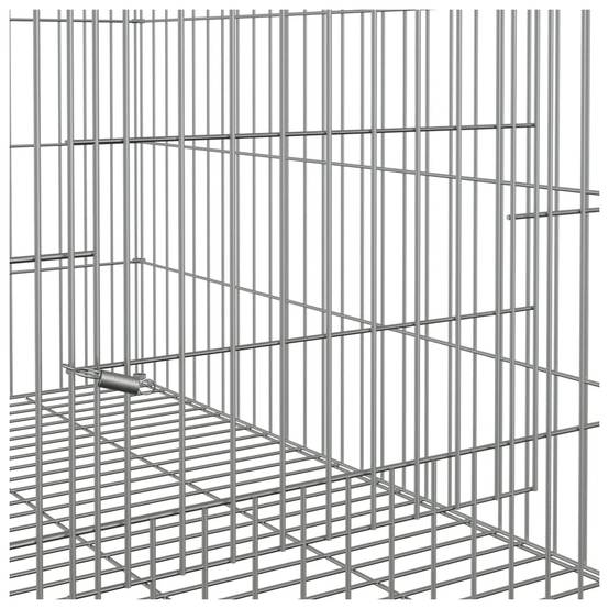 Cage à lapin - Cage extérieur/intérieur 78x54x54 cm Fer galvanisé - Image 6