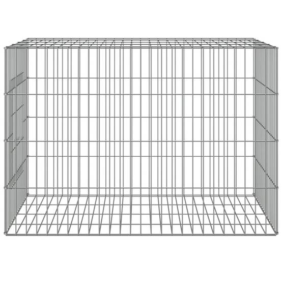 Cage à lapin - Cage extérieur/intérieur 78x54x54 cm Fer galvanisé - Image 3