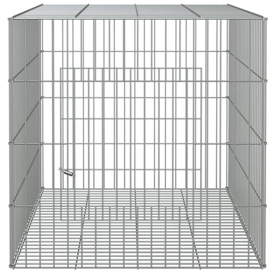 Cage à lapin - Cage extérieur/intérieur 78x54x54 cm Fer galvanisé - Image 5