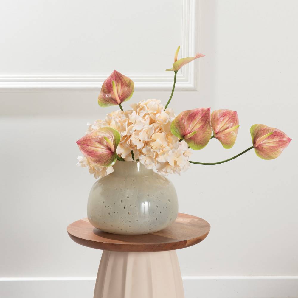 Vase Nikko jaune hauteur 19 cm - Image 3