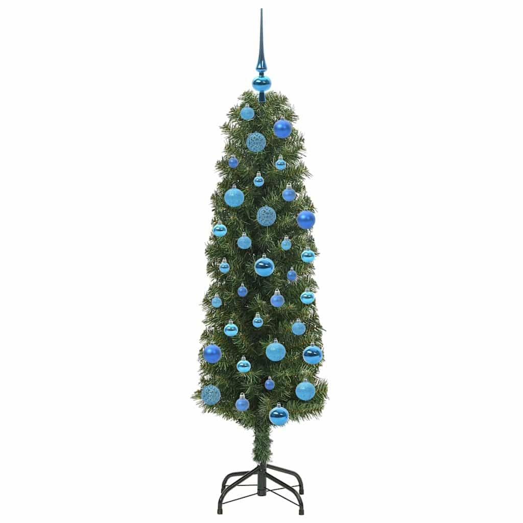 ComfortXL - Sapin Artificiel 150 cm Prêt à Décorer, avec Guirlande LED USB et 61 Boules – ComfortXL Outdoor Living - Image 4