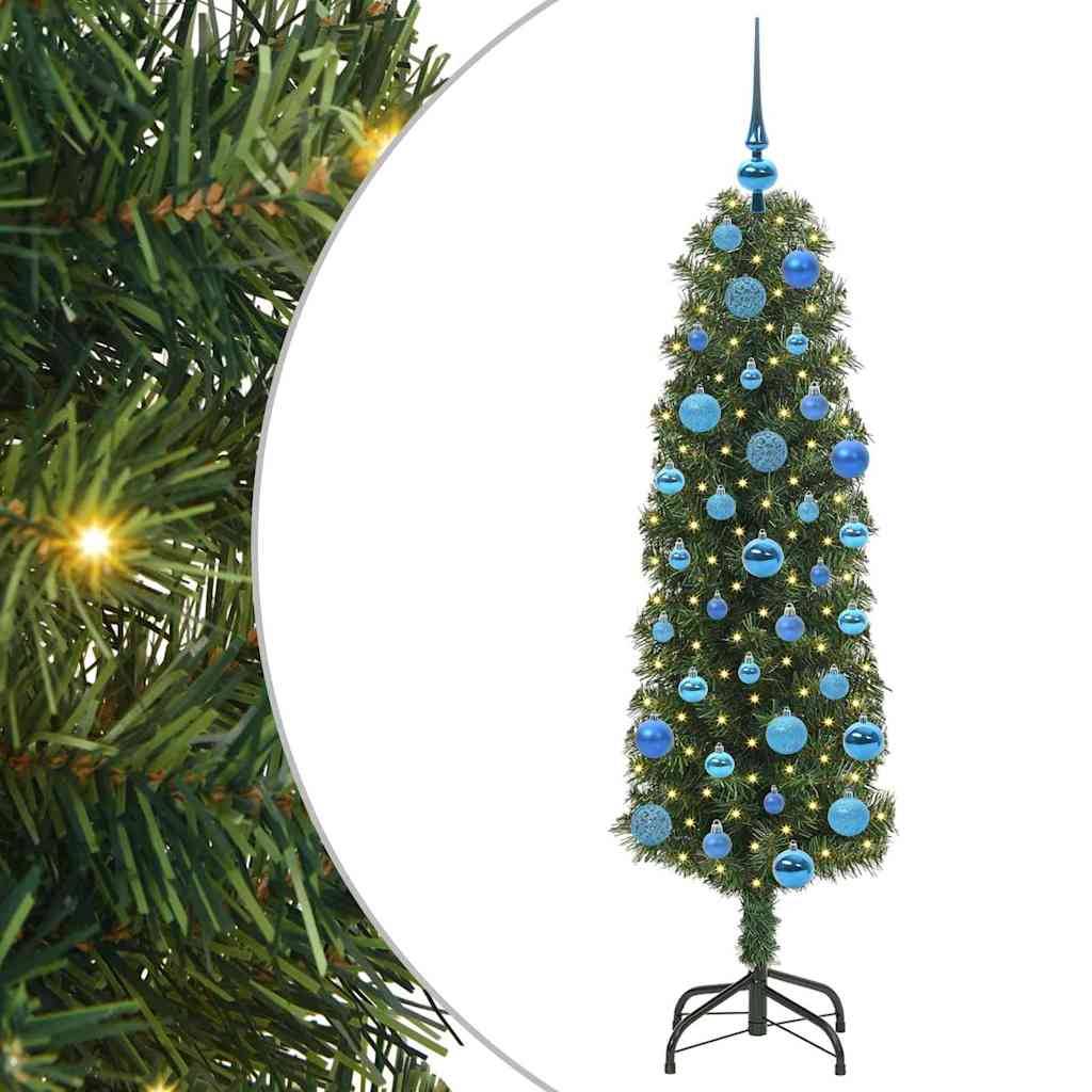 ComfortXL - Sapin Artificiel 150 cm Prêt à Décorer, avec Guirlande LED USB et 61 Boules – ComfortXL Outdoor Living - Image 2