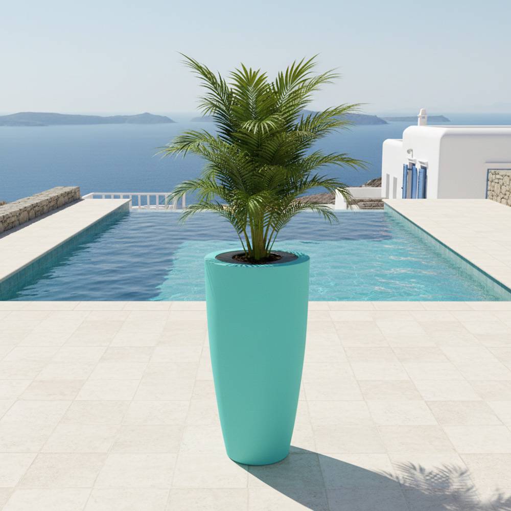 Pot de fleurs conique 200l delight - plast'up rotomoulage - Image 3