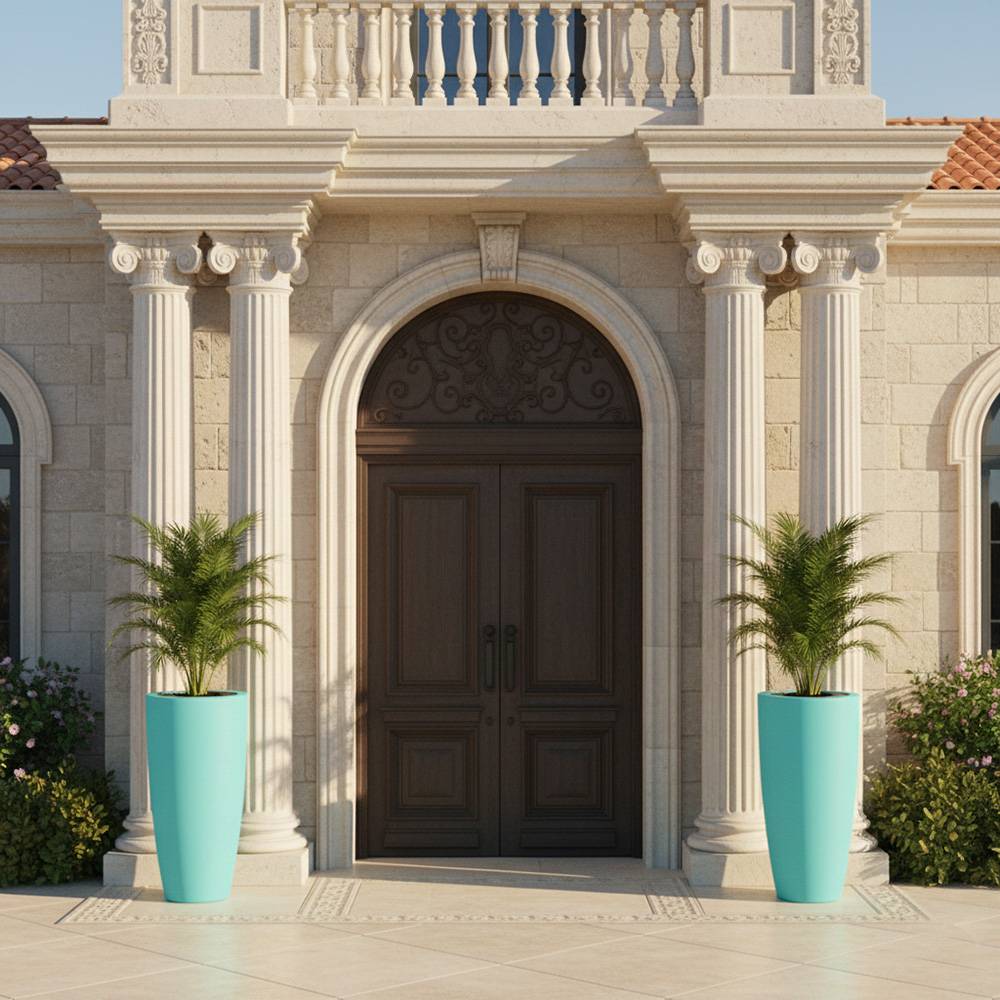 Pot de fleurs conique 200l delight - plast'up rotomoulage - Image 4