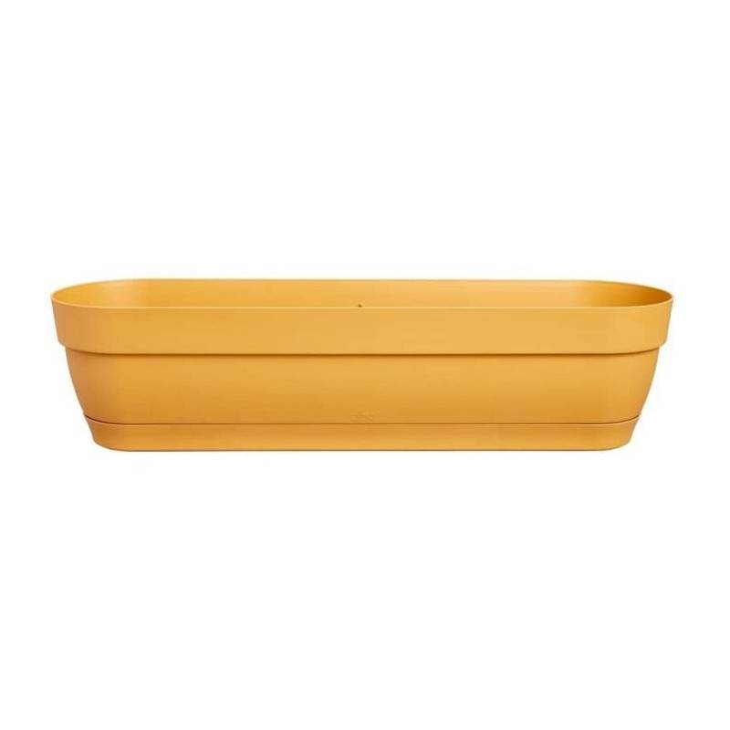 Elho - Planteur Rectangle Vibia - Plastique - Réservoir - ø70 - Rose Poussiere - Imagen 2
