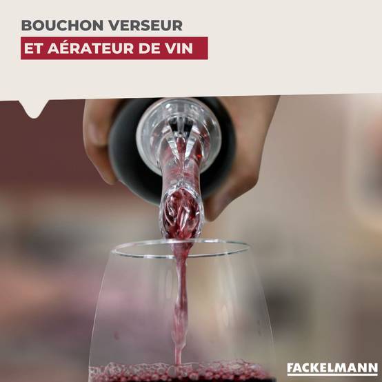 Bouchon verseur et aérateur de vin Fackelmann Bar Concept - Image 2