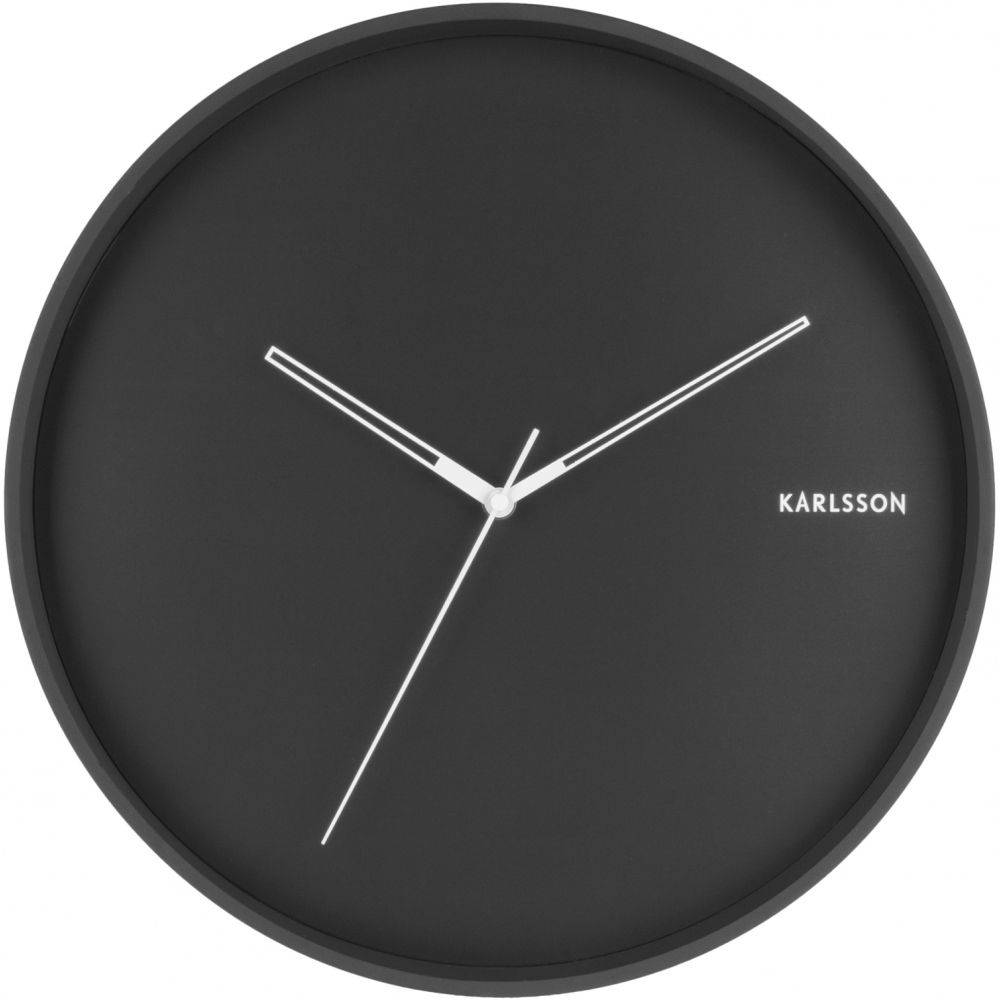 Karlsson - Horloge en métal Hue Noir - Imagen 2