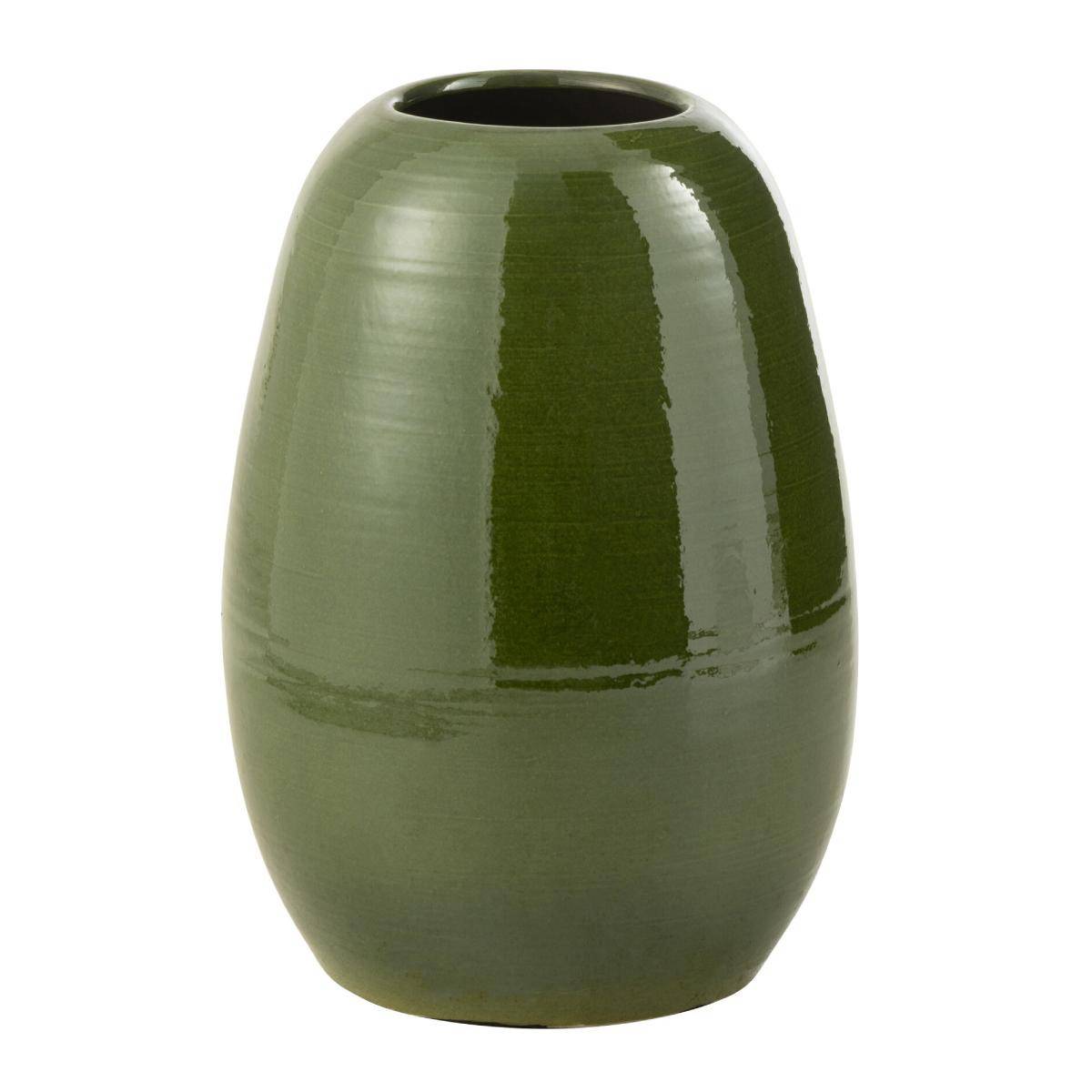 J-Line - Vase Design en Porcelaine "Lola" 40cm Vert - Image 1