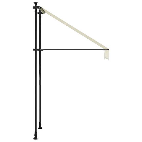 Vidaxl - Auvent rétractable crème 150x150 m tissu et acier vidaXL 368744 - Image 6