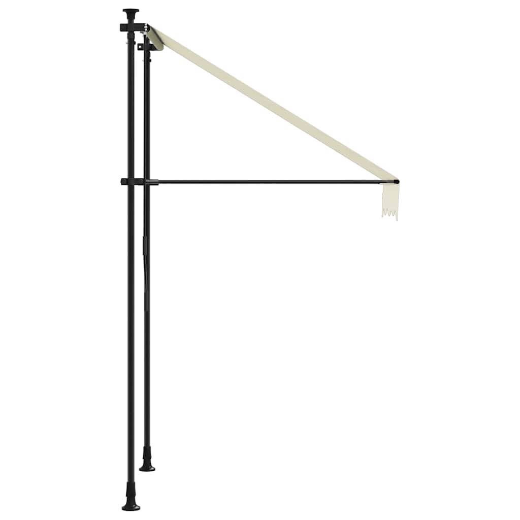 Vidaxl - Auvent rétractable crème 150x150 m tissu et acier vidaXL 368744 - Image 6
