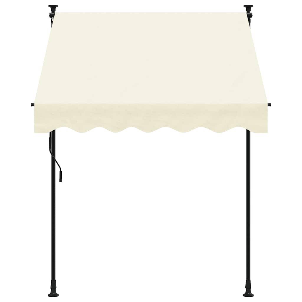 Vidaxl - Auvent rétractable crème 150x150 m tissu et acier vidaXL 368744 - Image 4
