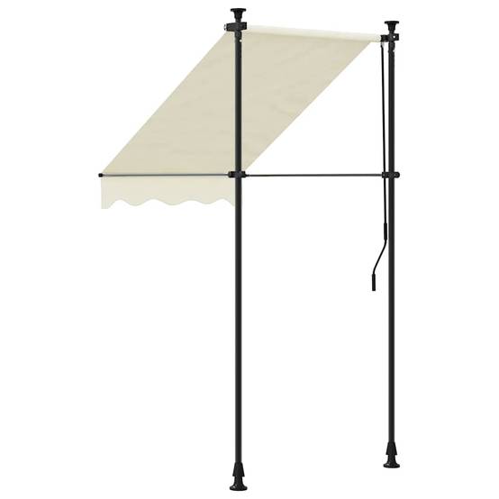 Vidaxl - Auvent rétractable crème 150x150 m tissu et acier vidaXL 368744 - Image 5