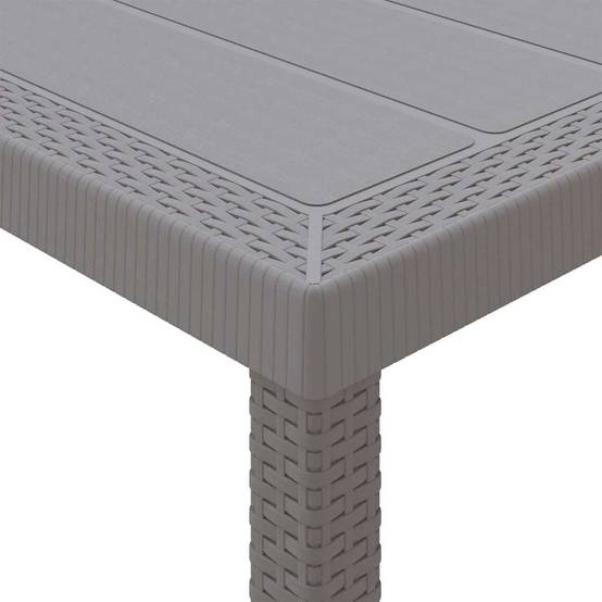Grand Salon de Jardin 15 pcs Poly Rotin Confortable pour Famille et Amis Gris Clair – ComfortXL Outdoor Living - Image 7
