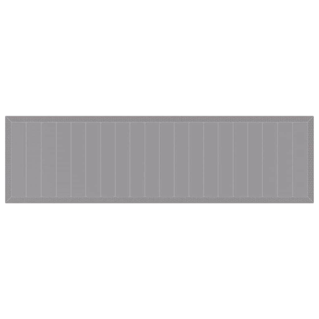 Grand Salon de Jardin 15 pcs Poly Rotin Confortable pour Famille et Amis Gris Clair – ComfortXL Outdoor Living - Image 6