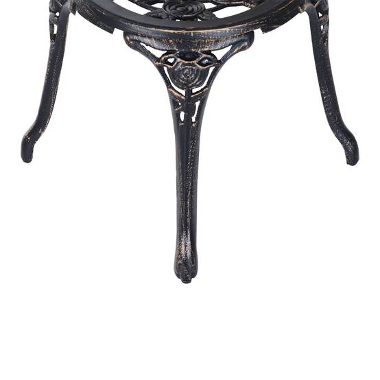Ensemble de jardin pour 2 personnes, salon de jardin, coin salon, ensemble de balcon, ensemble de mobilier de balcon, table et chaises, bronze - Image 10