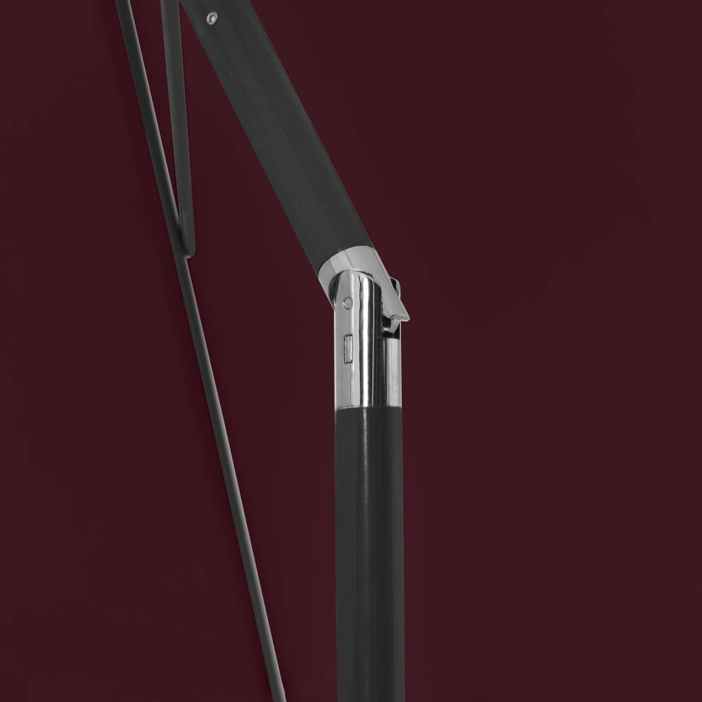 Helloshop26 - Parasol de plage rouge 180 x 120 cm bordeaux - Imagen 6