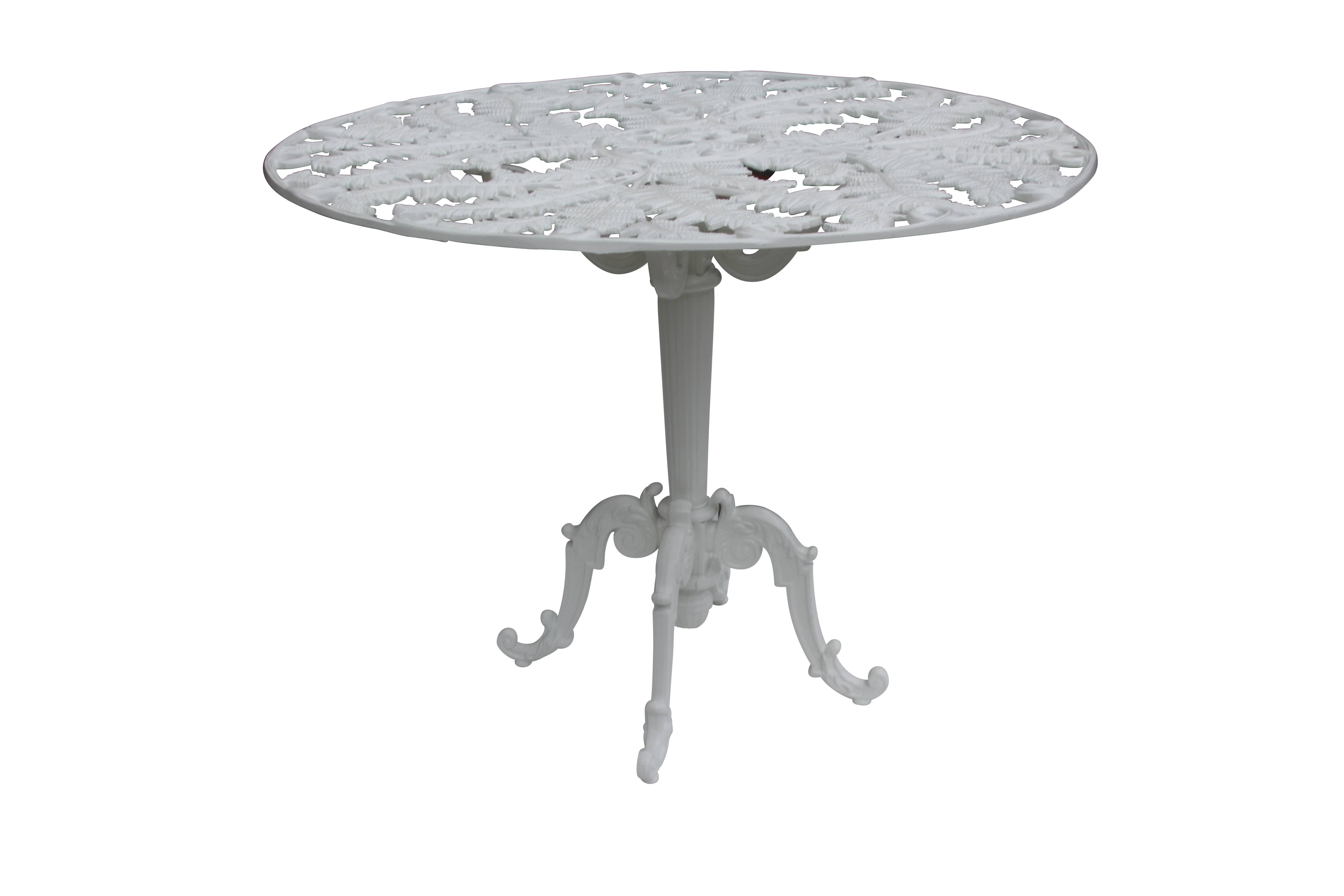 Table ronde fougère en aluminium Dommartin diamètre 1,20m - Imagen 1