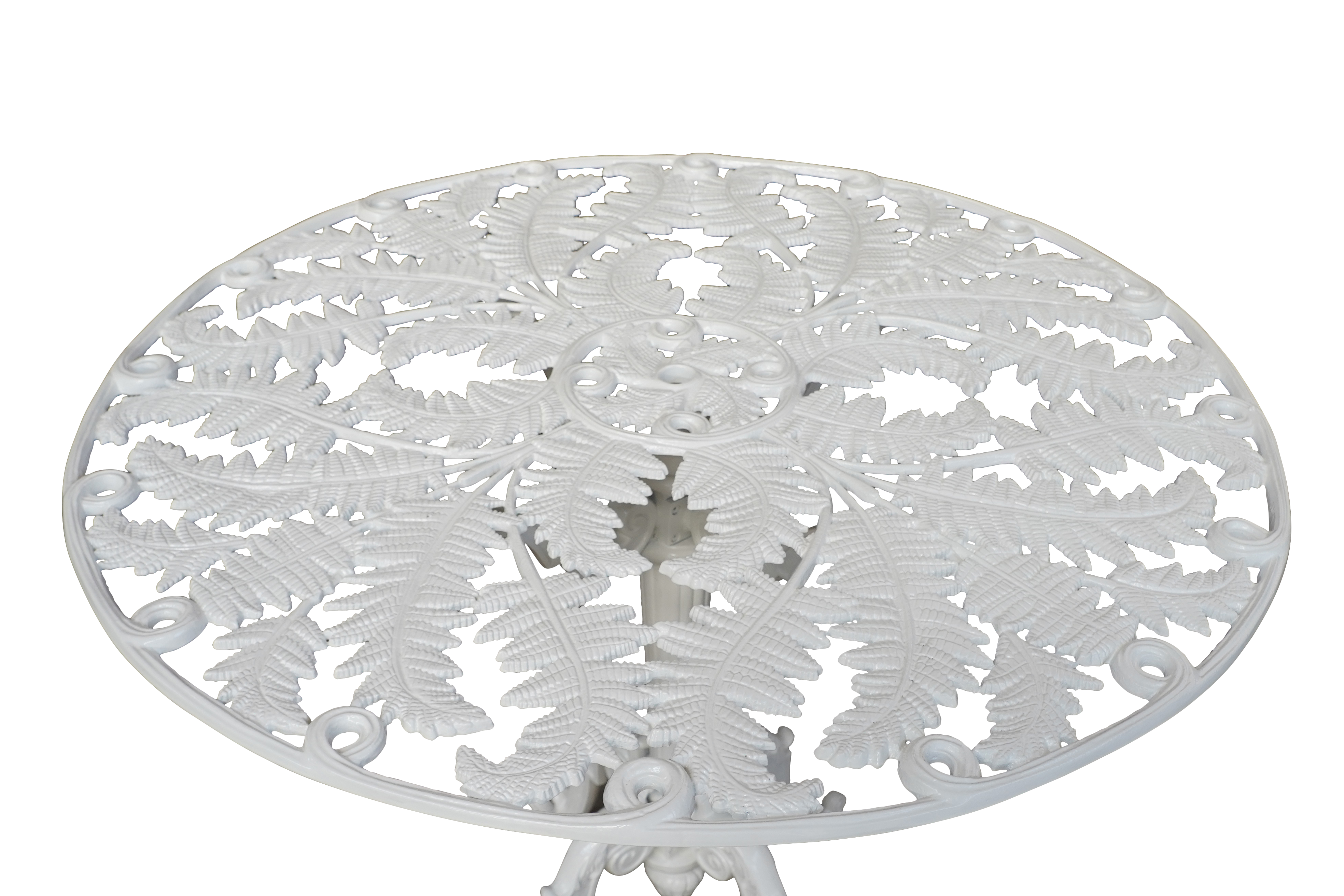 Table ronde fougère en aluminium Dommartin diamètre 1,20m - Imagen 2
