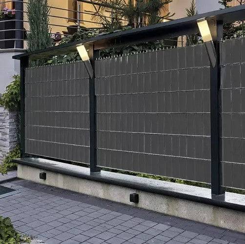 Ruban de clôture 19cmx35m 630g/m2 anthracite 23703 - Image 6