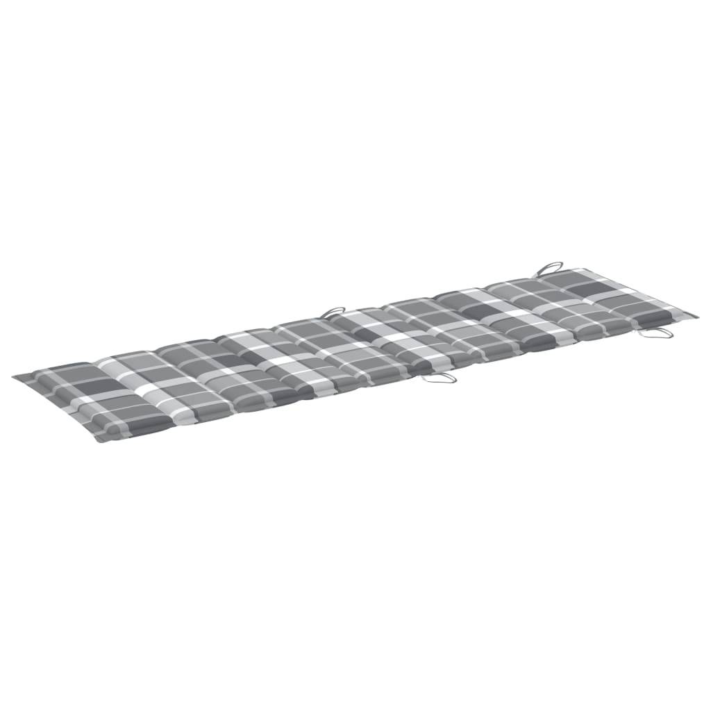Lot de 2 Bain de soleil - Transats - Chaises longues avec table et coussins Acacia solide - MEUBLE PRO-JU6687 - Image 8