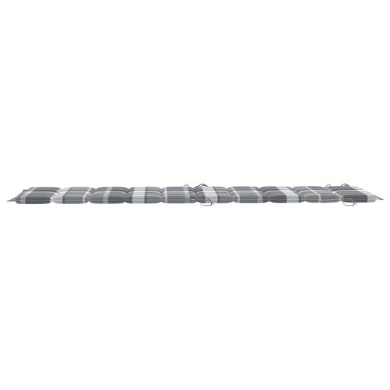 Lot de 2 Bain de soleil - Transats - Chaises longues avec table et coussins Acacia solide - MEUBLE PRO-JU6687 - Image 9