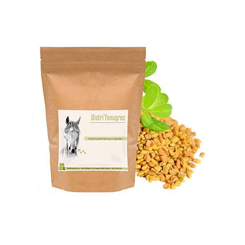 Fenugrec 100% Naturel Cheval, Prise de masse DISTRI'HORSE33 Poids g et kg 5 kg - Imagen 2