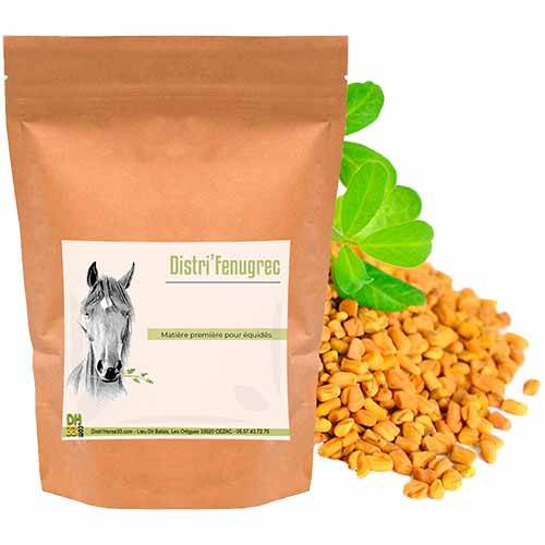Fenugrec 100% Naturel Cheval, Prise de masse DISTRI'HORSE33 Poids g et kg 5 kg - Imagen 1