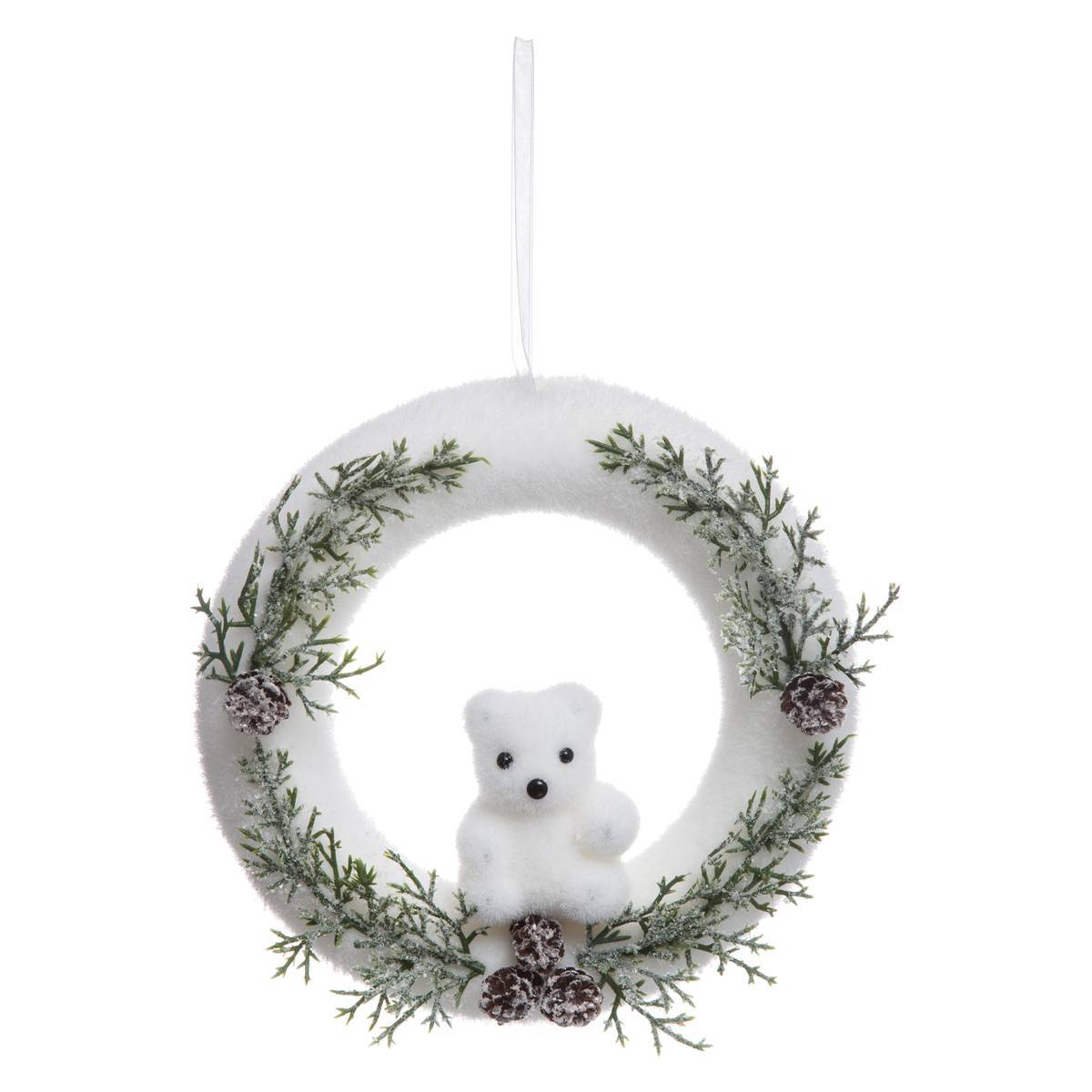 Feeric Christmas - Couronne avec personnage 22cm polystyrène - Feeric Lights & Christmas - Imagen 2