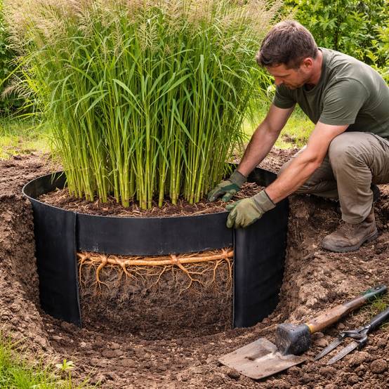 Barrière Anti-Rhizomes 15 m x 0,67 m 420 g/m² – Garantie 25 Ans, Barrière Anti-Bambou, Résistante aux Racines & à la Déchirure - Image 7