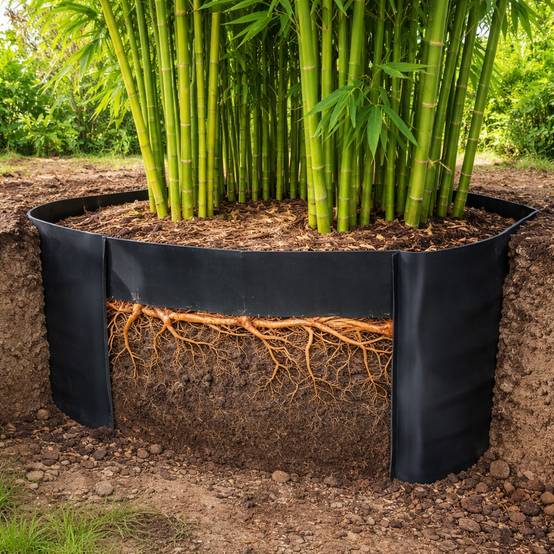 Barrière Anti-Rhizomes 15 m x 0,67 m 420 g/m² – Garantie 25 Ans, Barrière Anti-Bambou, Résistante aux Racines & à la Déchirure - Image 6