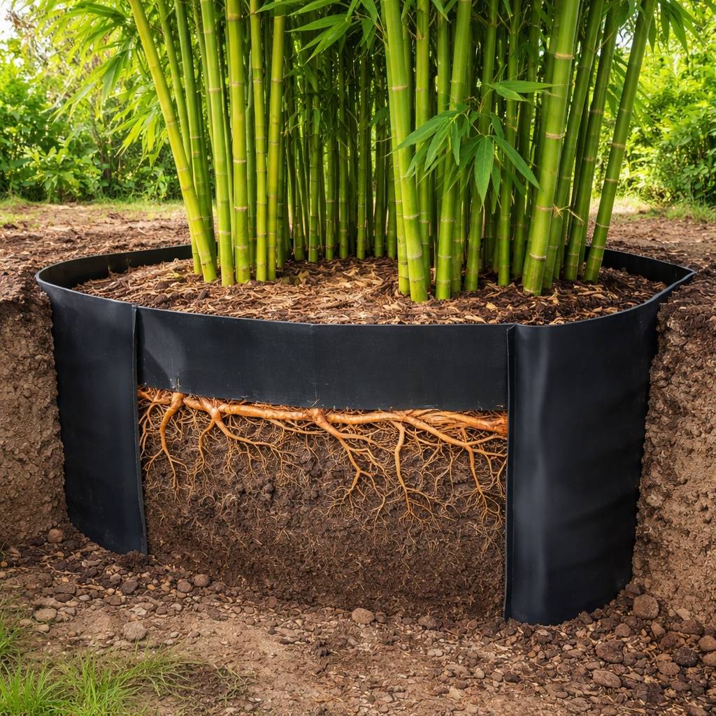 Barrière Anti-Rhizomes 15 m x 0,67 m 420 g/m² – Garantie 25 Ans, Barrière Anti-Bambou, Résistante aux Racines & à la Déchirure - Image 6
