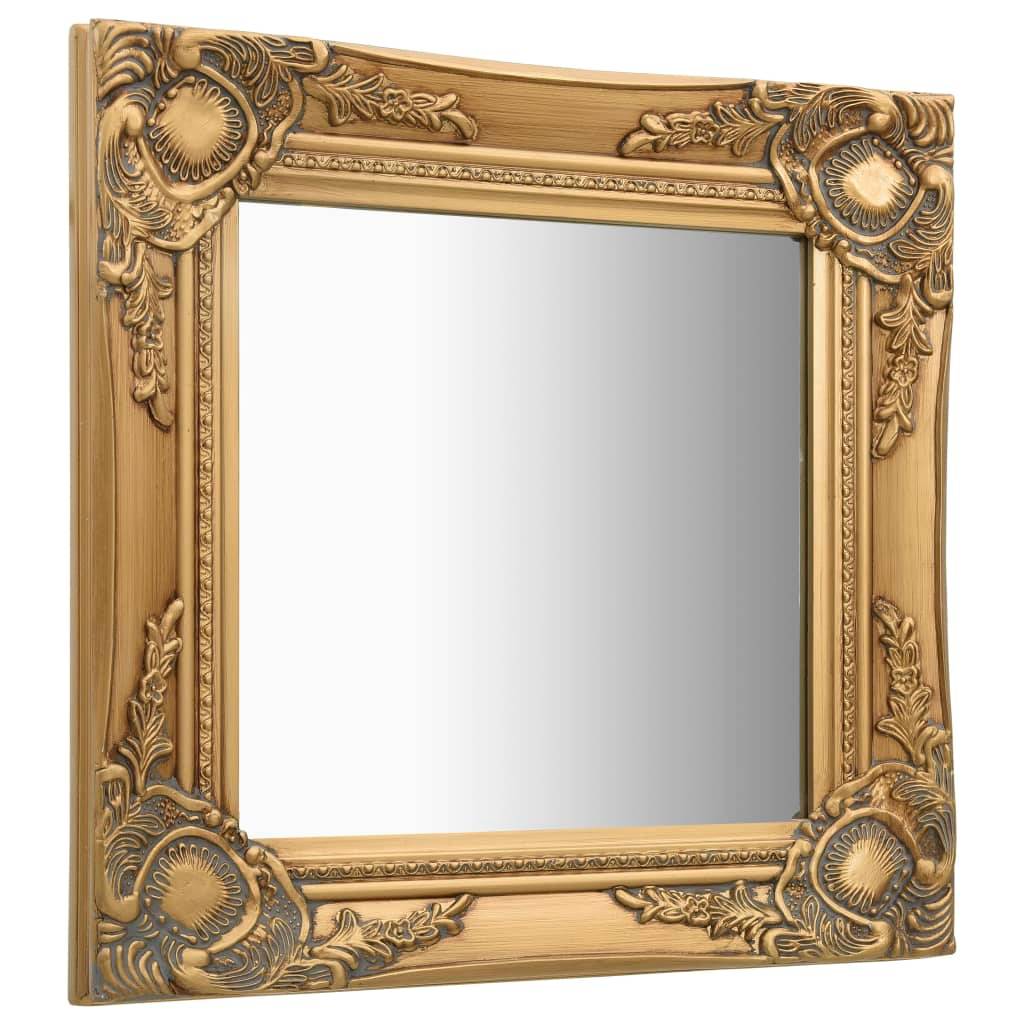 Maison Chic - Miroir mural style baroque 40x40 cm Doré Maison Chic