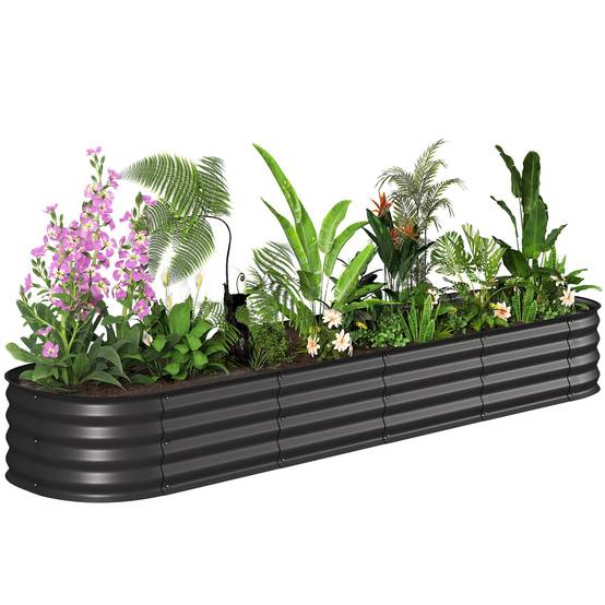 PANGIVO - Carré potager acier 240 x 62 x 30 cm - PANGIVO - Image 1