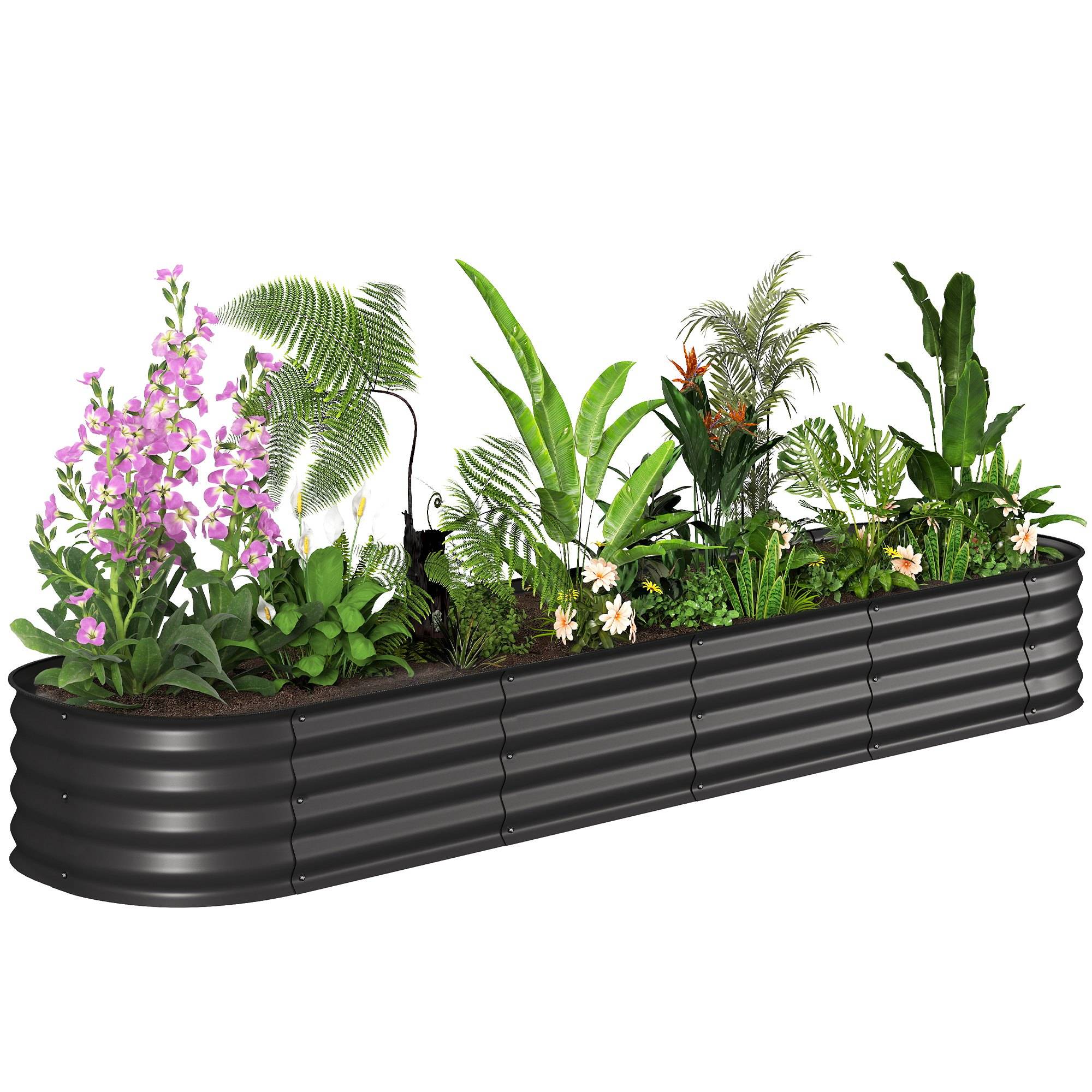 PANGIVO - Carré potager acier 240 x 62 x 30 cm - PANGIVO - Image 1