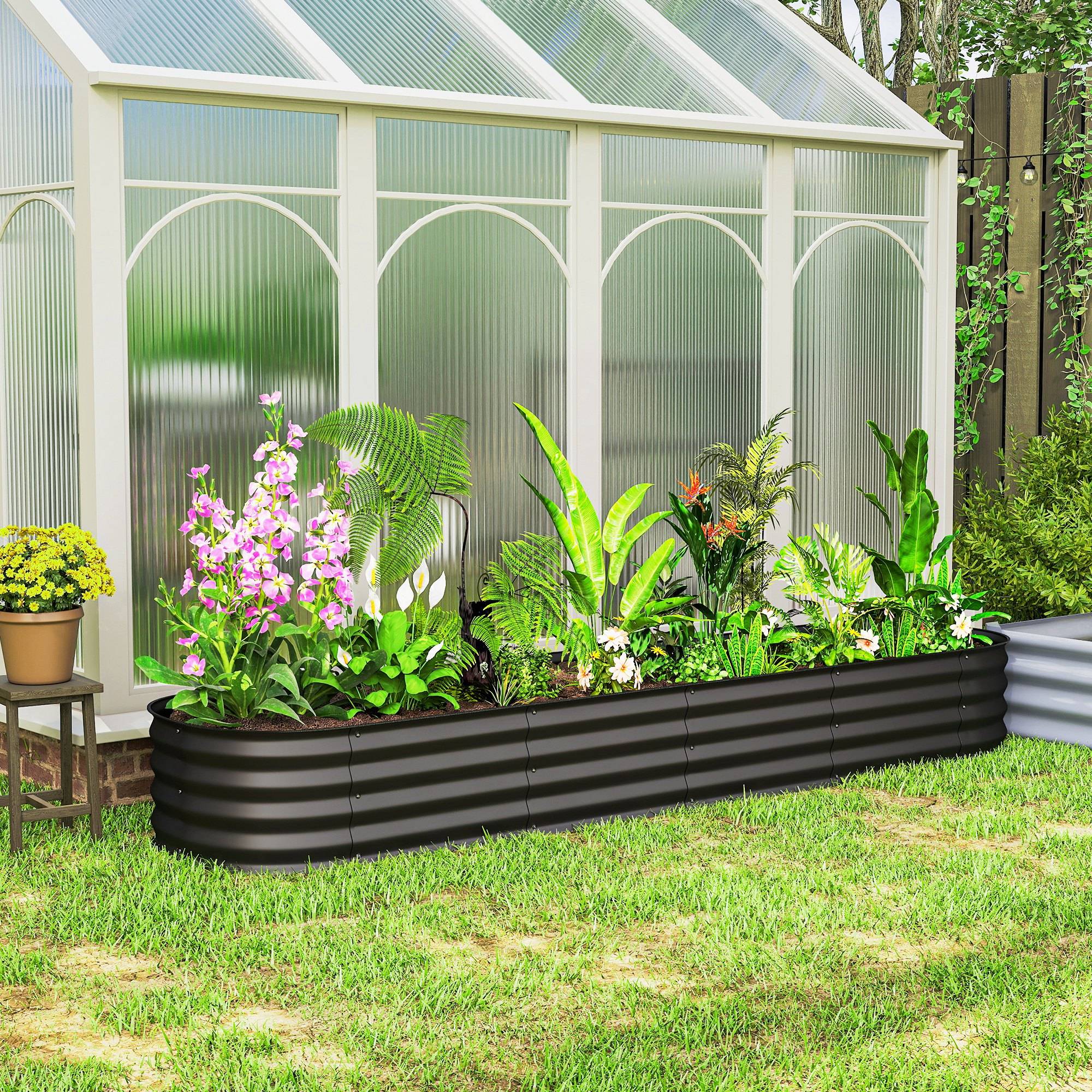 PANGIVO - Carré potager acier 240 x 62 x 30 cm - PANGIVO - Image 4