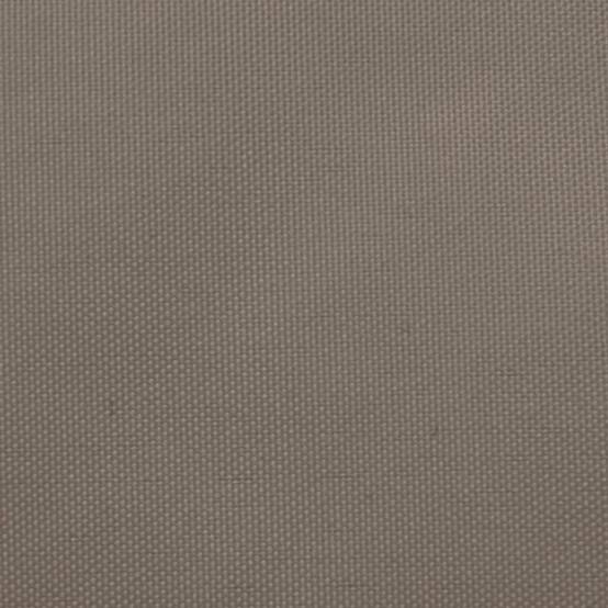 Helloshop26 - Voile toile d'ombrage parasol tissu oxford rectangulaire 3,5 x 5 m taupe - Imagen 3