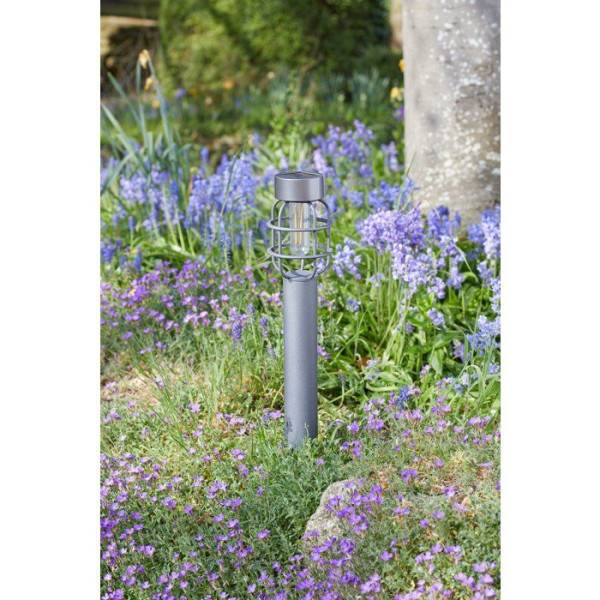 Lot de 2 Balises solaires - SMART365 - Anglia - Blanc chaud - Gris - Image 2