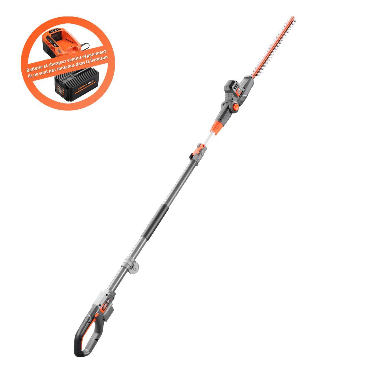 FUXTEC - Taille haie telescopique batterie - FUXTEC FX-E1HH20 - 20V lame 25cm - Sans batterie ni chargeur - Image 1