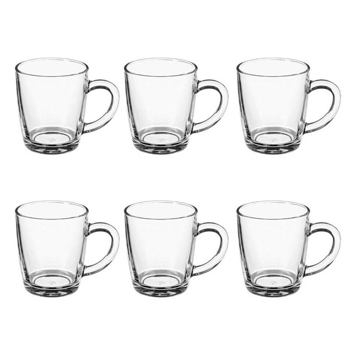 Lot de 6 Mugs "Liam" 34cl Transparent - Image 1