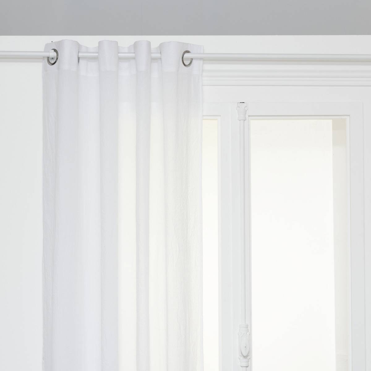 Atmosphera - Voilage "Paxta" 135x240cm blanc - Atmosphera Créateur d'intérieur - Imagen 2